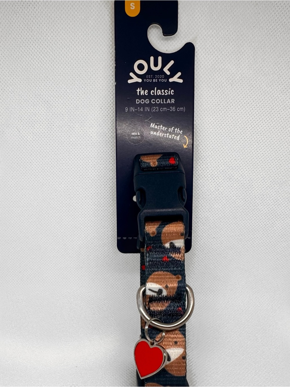 YOULY Teddy Bear Dog Collar, Small